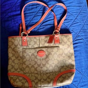 Authentic Coach, medium size purse